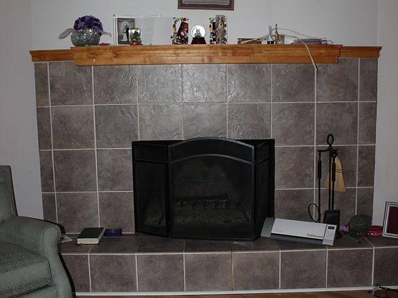 Open fireplace