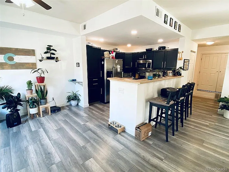 Open concept kitchen