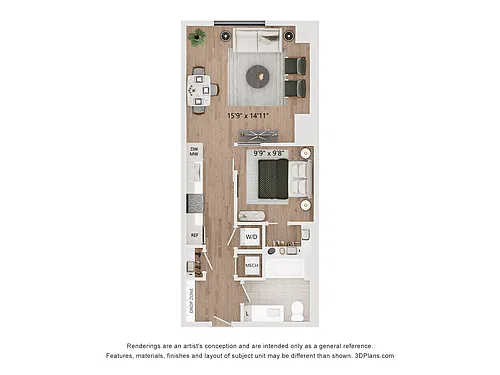 Floor plan B022
