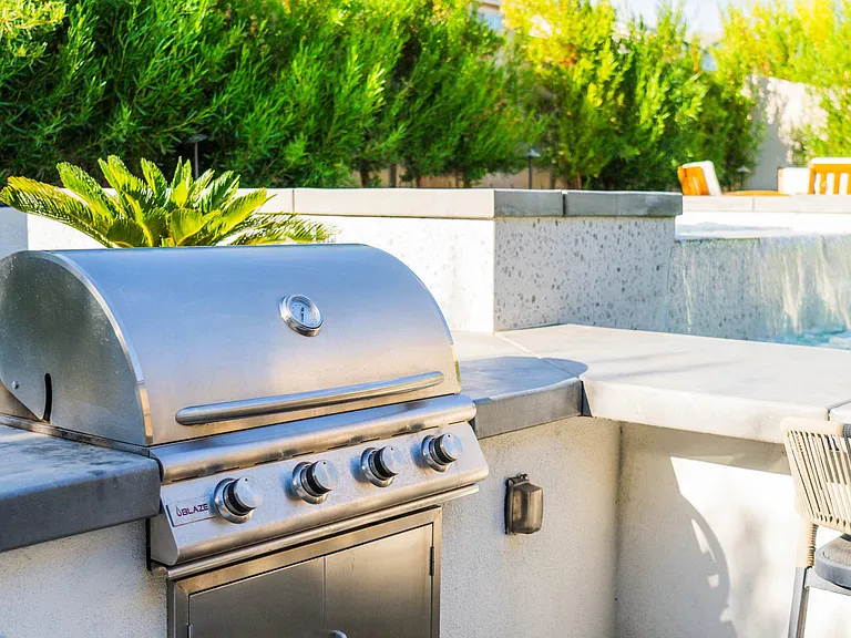 Built In BBQ Grill