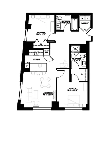 Floor plan D4