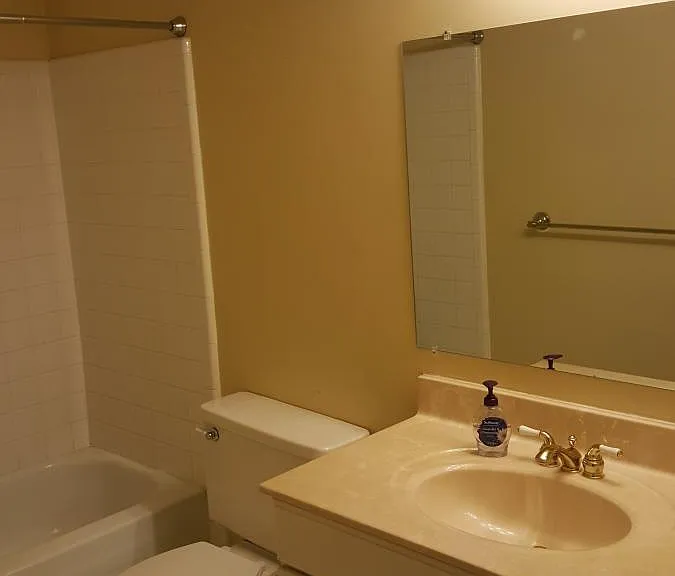 Bath with tub/shower combo