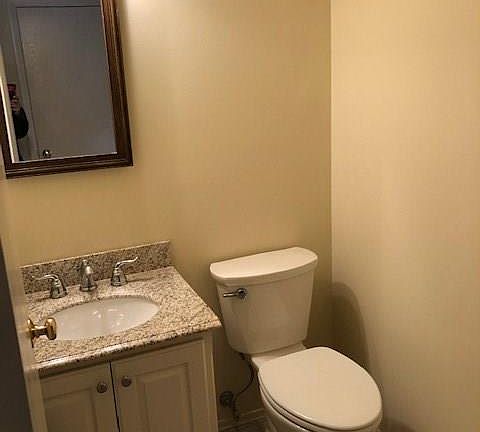 First floor half bath