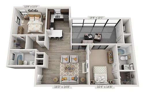 Floor plan B4