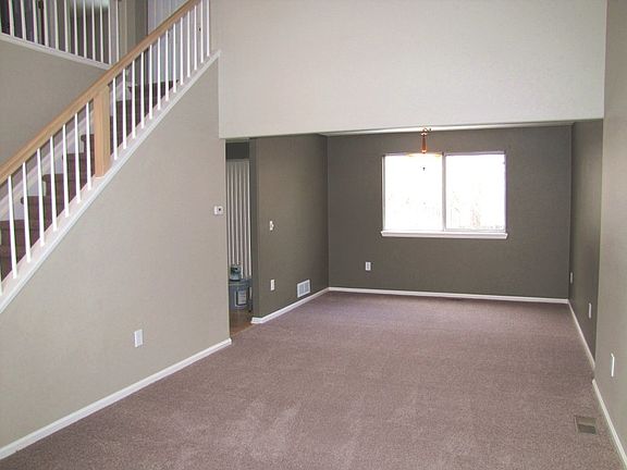 Living room and dining room