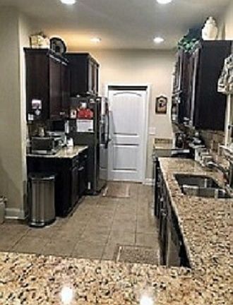 Laundry room off kitchen