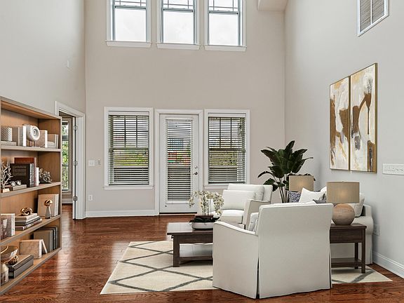 Expansive living room - virtually staged to show layout