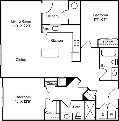 Floor plan B7