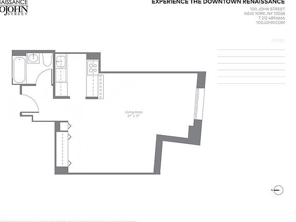 2nd image of 100 John St APT 1814
