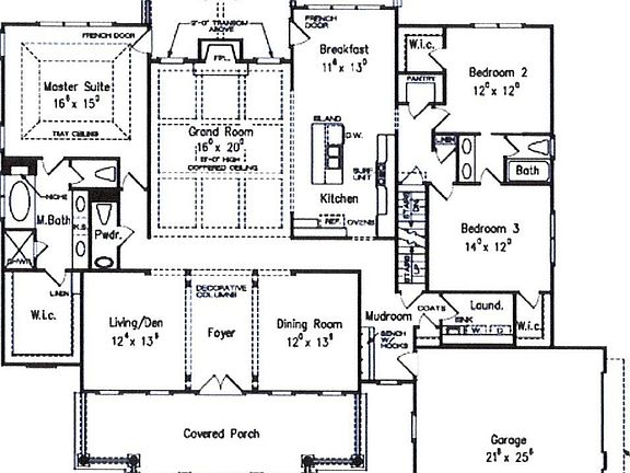 Three Large Bedrooms