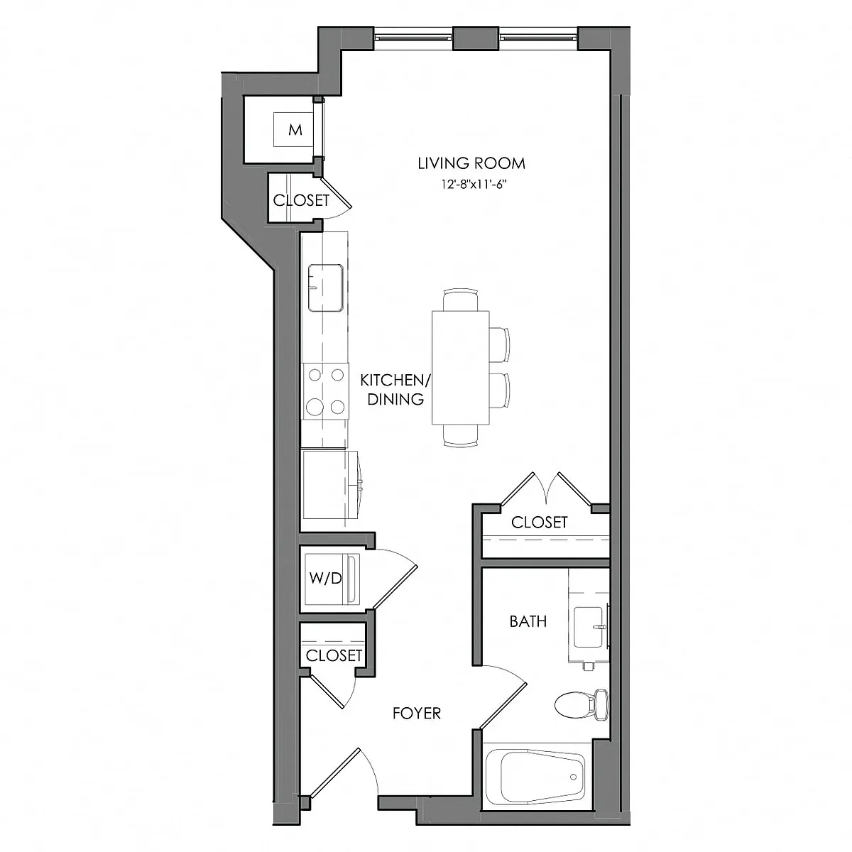 Floor plan Aspen S1b