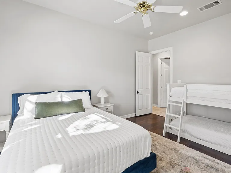 Downstairs Bedroom - Queen and Twin Bunk