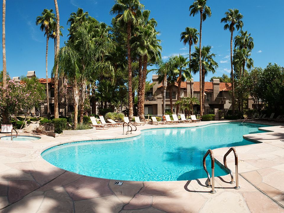 Pool and Spa Surrounded by Lagoon