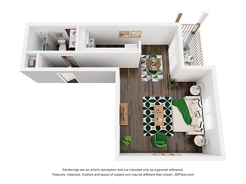 Floor plan Studio