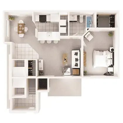 Floor plan One Bedroom
