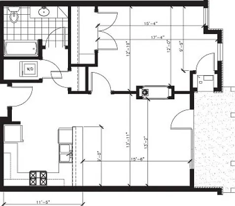 1 Bed 1 Bath - C 1 Bed 1 Bath - C