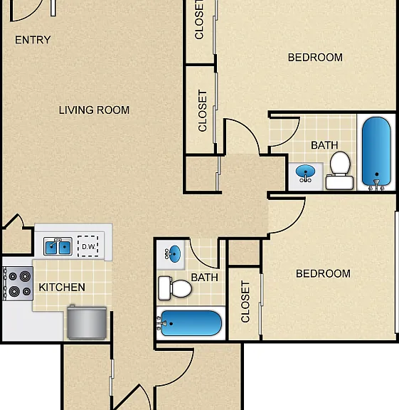 Sunset Floorplan Diagram