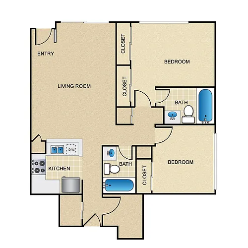 Floor plan Sunset