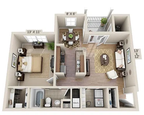 Floor plan The Willow
