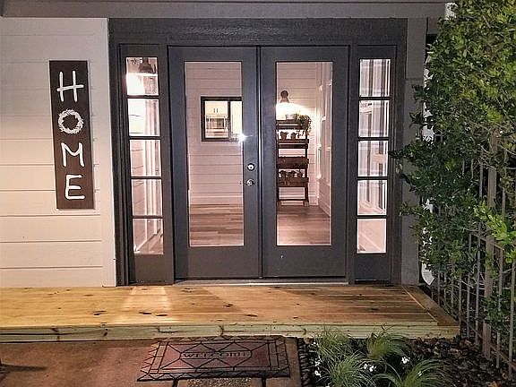 New Entrance and Deck 