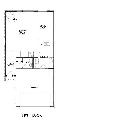 1st Floor Plan - 2689 Chambers Dr