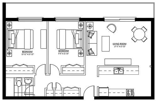 Floor plan 604