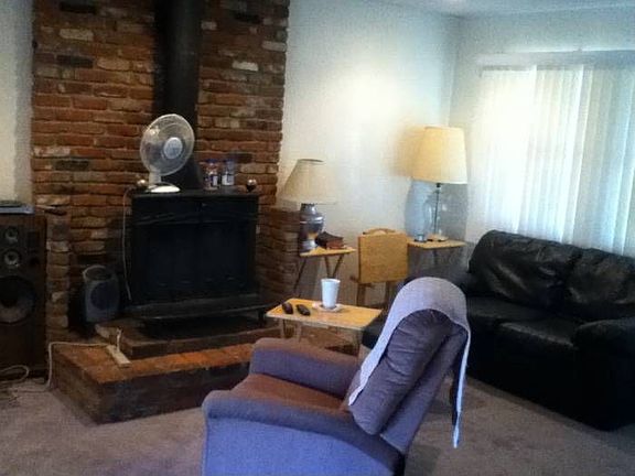 living room fireplace