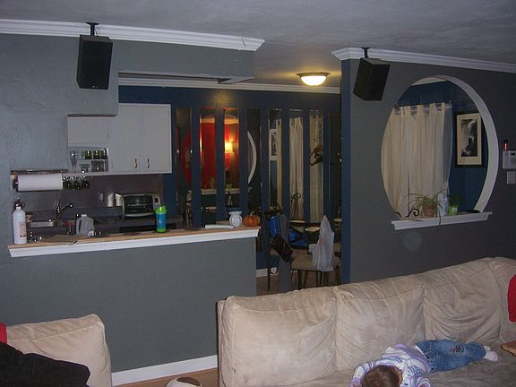 den into kitchen