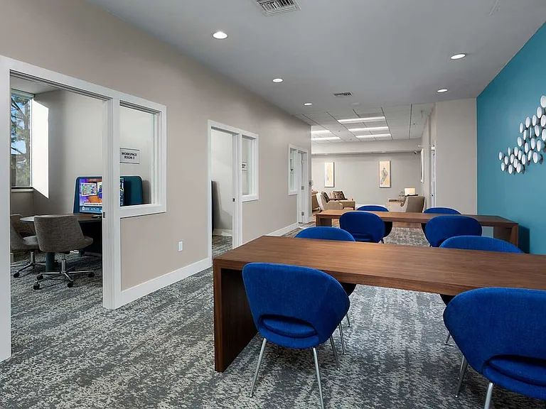 Coworking spaces and conference rooms
