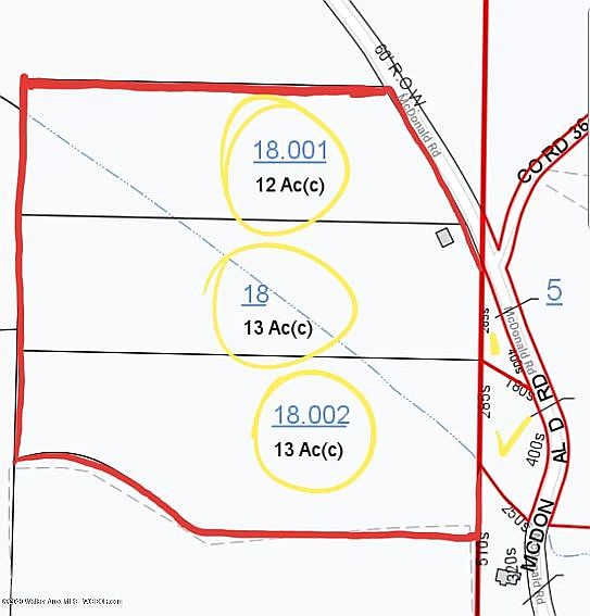 41 Acres in 3 tracks