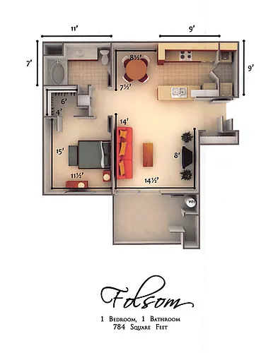 Floor plan Folsom
