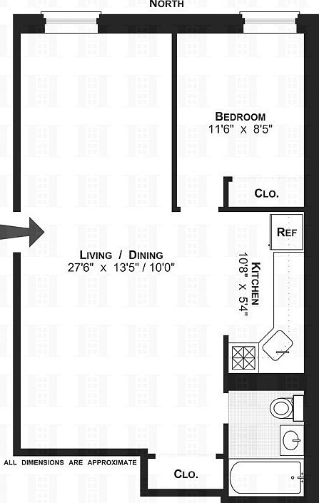 1st image of 546 E 11th St APT 1A