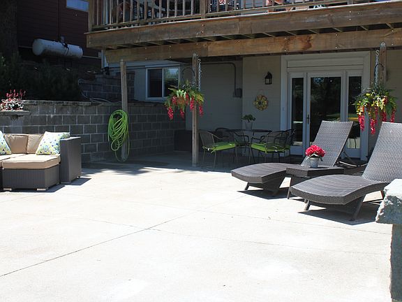 Lounge on walkout patio
