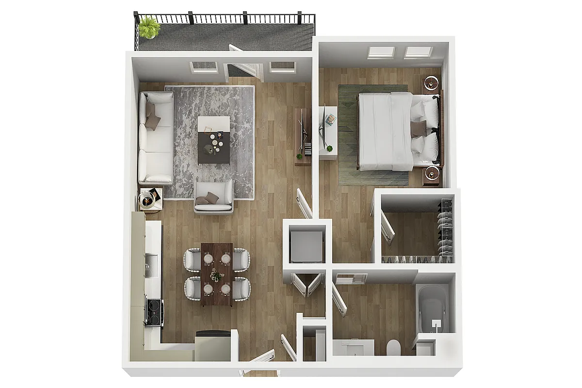 Floor plan Floorplan 1A