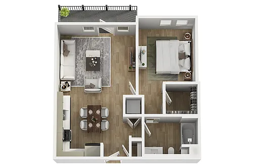 Floor plan Floorplan 1A