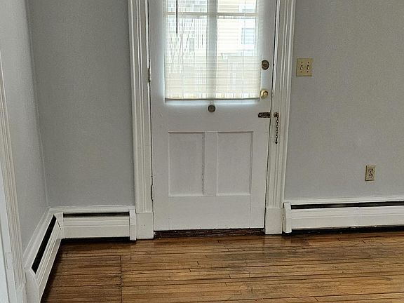 View toward front door from hallway