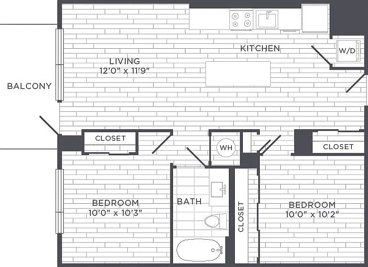 Sonnet - One Bedroom w/ Den - 1 Beds - 1 Baths - 742 Sq. ft.