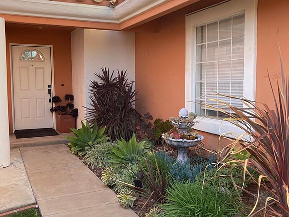 Entrance with succulent garden