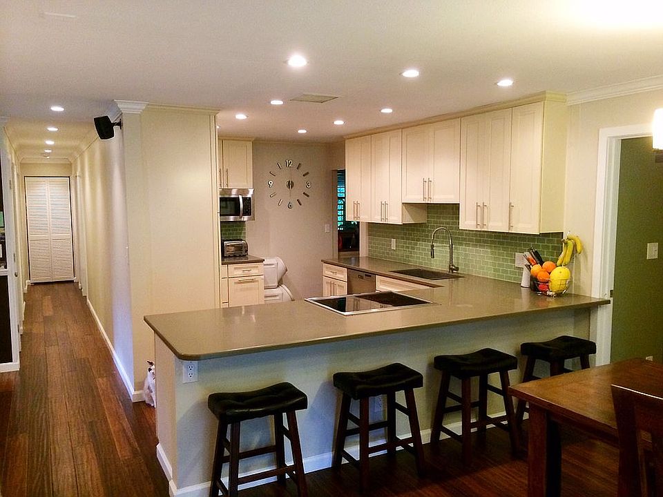 Open concept kitchen