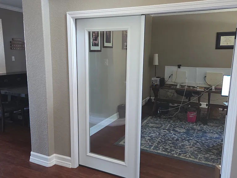 Home office at entrance