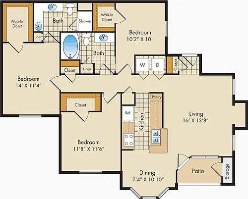 Floor plan G