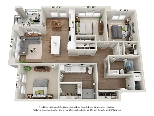Floor plan C1