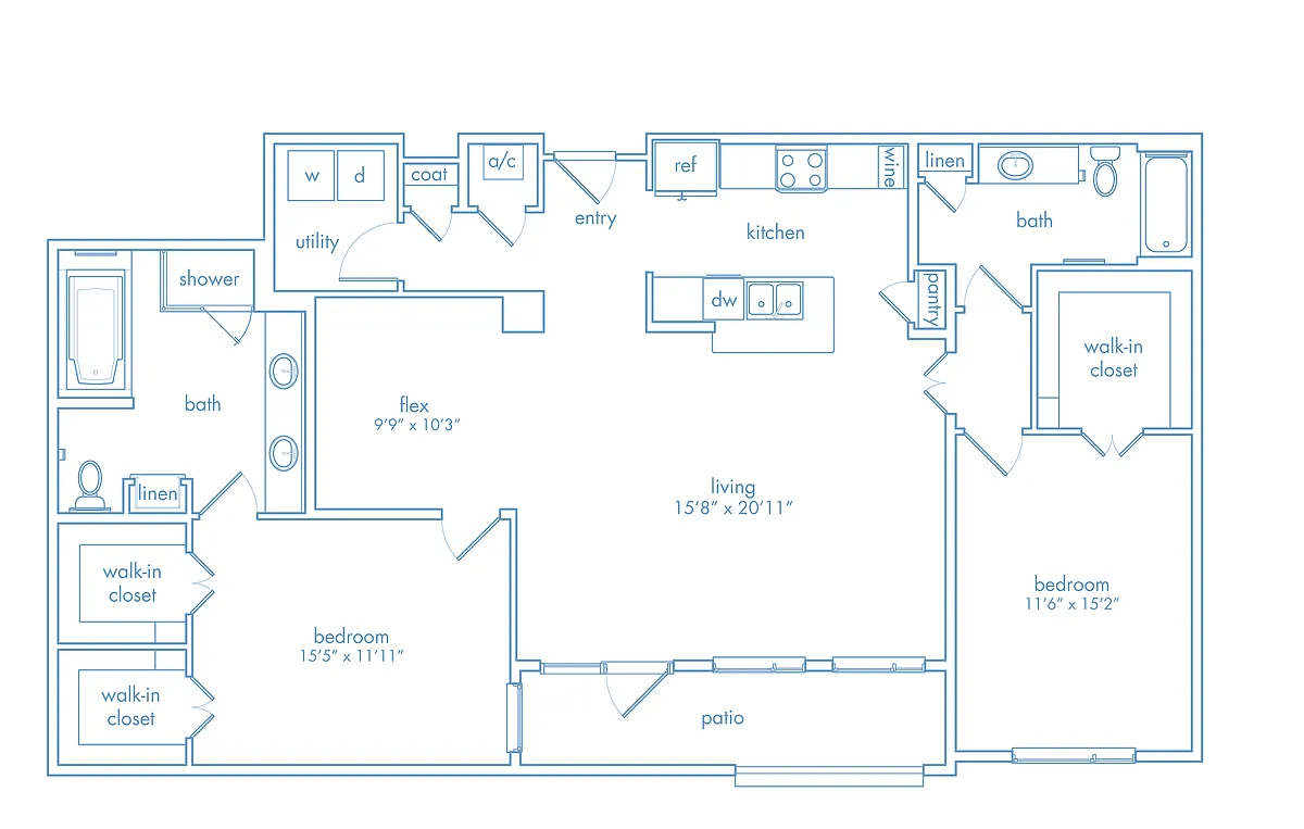 Floor plan Rodin