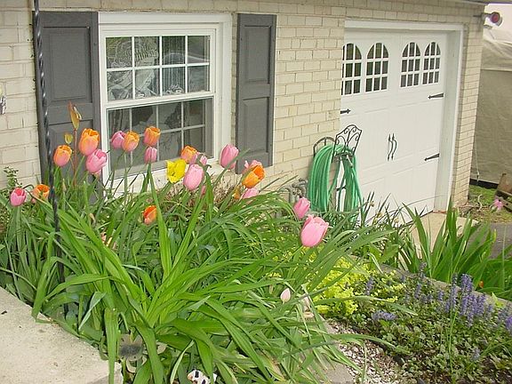 New insulated carriage garage door.