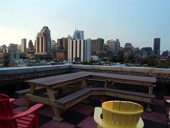 Gorgeous city views from the roof deck!