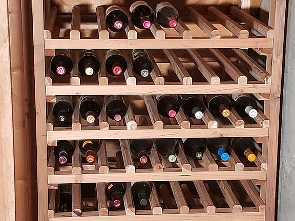 Basement Wine Rack