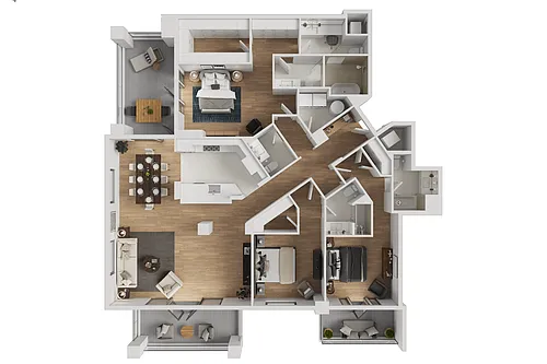 Floor plan SKY RESIDENCE D