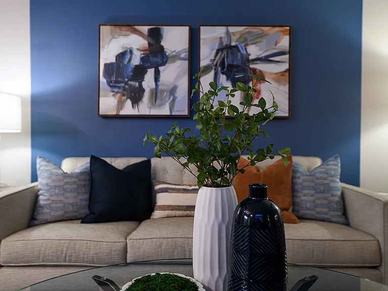 Explore this chic urban living space, where style meets comfort in an inviting setting.
