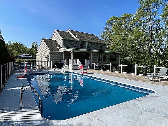 Back yard pool area