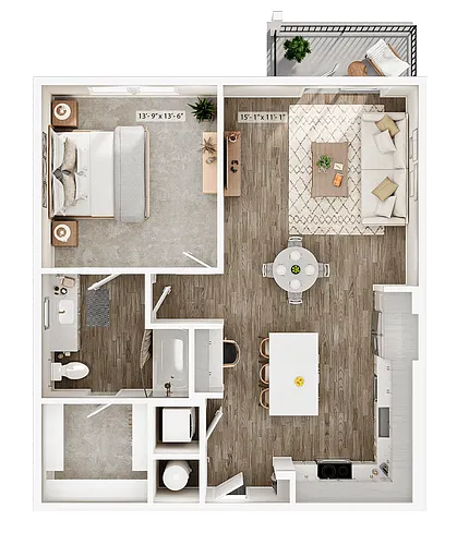 Floor plan A13